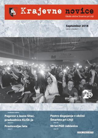 Krajevne novice - september 2018