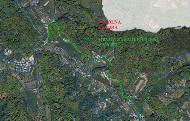 SEVNO – ZGORNJA POT – ZAPORA